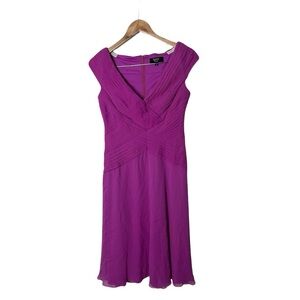 Tadashi Pink Silk Dress 6